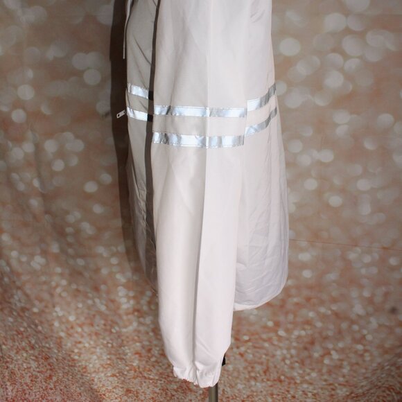 Ninth Hall Milas White & Reflective Striped Anorak Jacket Women's Size Small - Picture 5 of 11